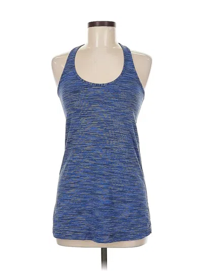 Pre-owned Lululemon Athletica Active Tank Top In Blue