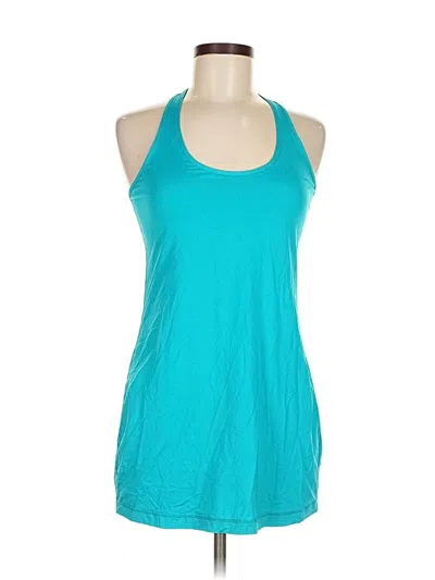 Pre-owned Lululemon Athletica Active Tank Top In Blue