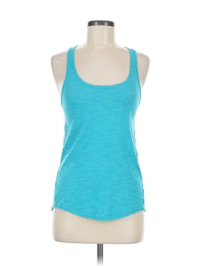 Pre-owned Lululemon Athletica Active Tank Top In Blue