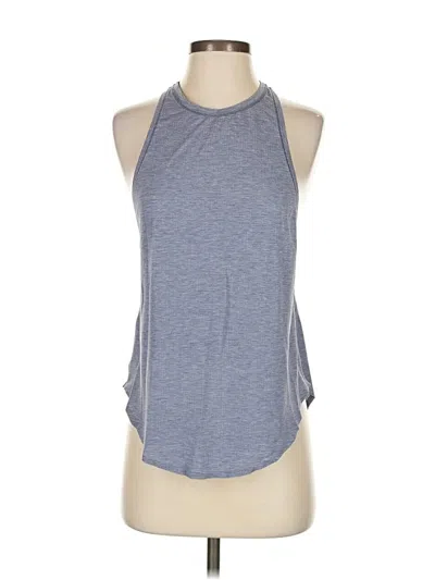 Pre-owned Lululemon Athletica Active Tank Top In Blue