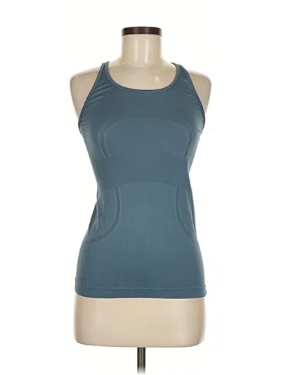 Pre-owned Lululemon Athletica Active Tank Top In Blue