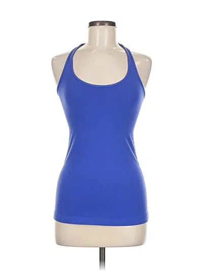 Pre-owned Lululemon Athletica Active Tank Top In Blue