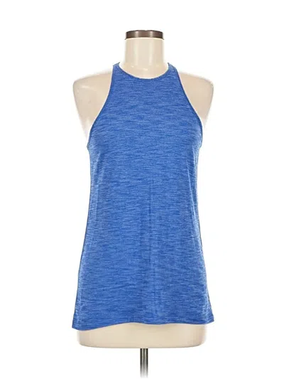 Pre-owned Lululemon Athletica Active Tank Top In Blue