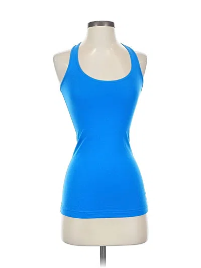 Pre-owned Lululemon Athletica Active Tank Top In Blue