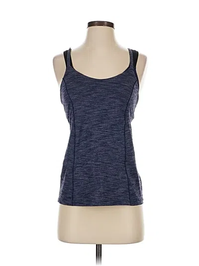 Pre-owned Lululemon Athletica Active Tank Top In Blue