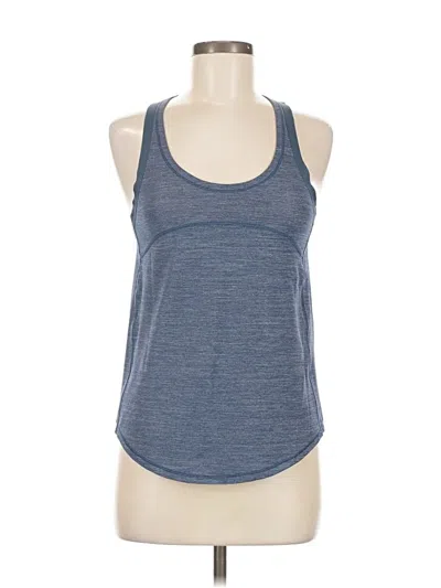 Pre-owned Lululemon Athletica Active Tank Top In Blue