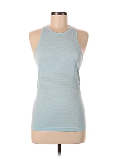 Pre-owned Lululemon Athletica Active Tank Top In Blue