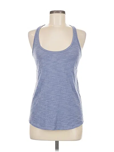 Pre-owned Lululemon Athletica Active Tank Top In Blue