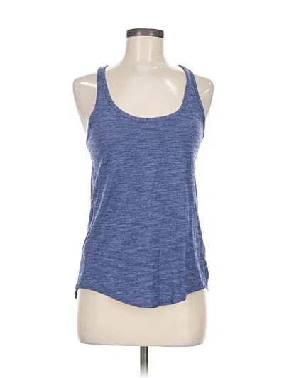 Pre-owned Lululemon Athletica Active Tank Top In Blue