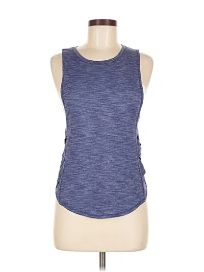 Pre-owned Lululemon Athletica Active Tank Top In Blue