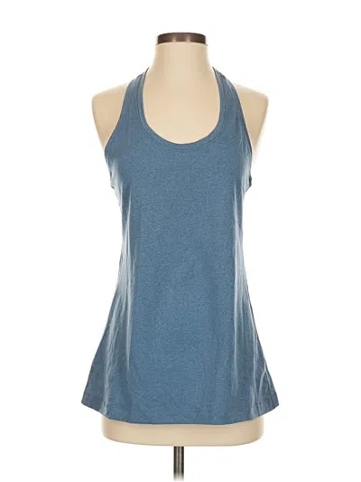 Pre-owned Lululemon Athletica Active Tank Top In Blue