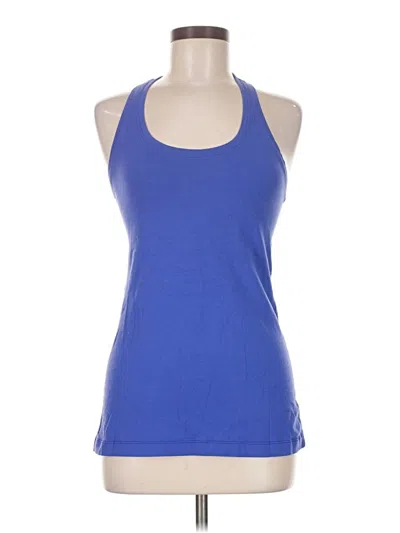 Pre-owned Lululemon Athletica Active Tank Top In Blue
