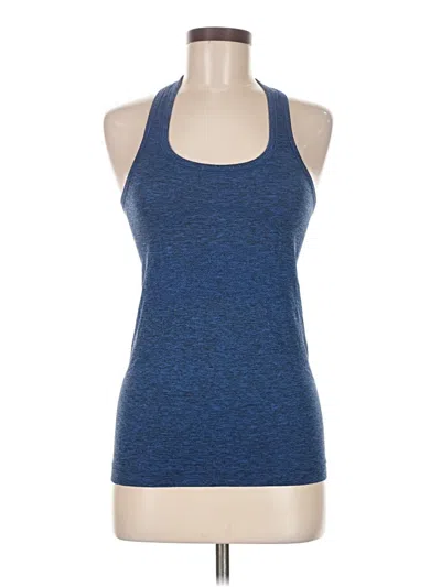 Pre-owned Lululemon Athletica Active Tank Top In Blue