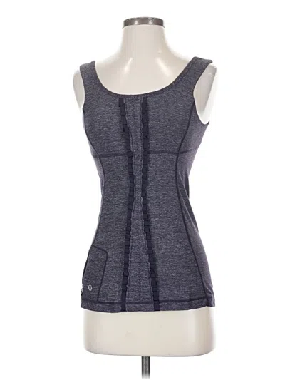Pre-owned Lululemon Athletica Active Tank Top In Blue