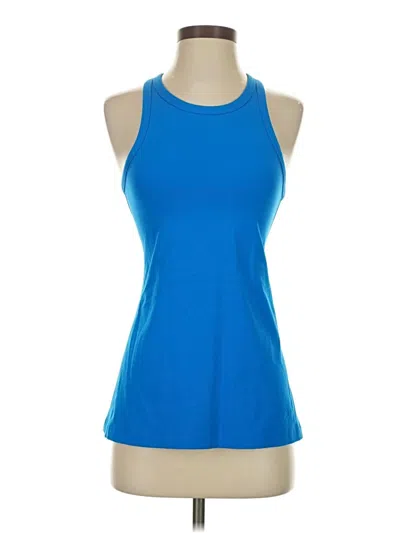 Pre-owned Lululemon Athletica Active Tank Top In Blue