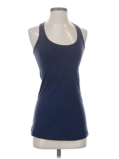 Pre-owned Lululemon Athletica Active Tank Top In Blue