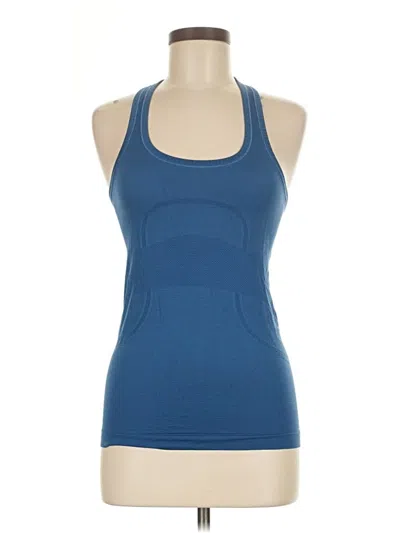 Pre-owned Lululemon Athletica Active Tank Top In Blue