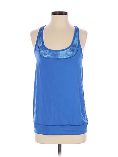Pre-owned Lululemon Athletica Active Tank Top In Blue