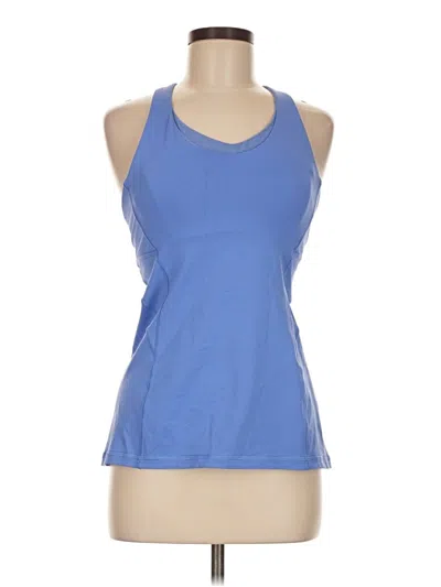 Pre-owned Lululemon Athletica Active Tank Top In Blue