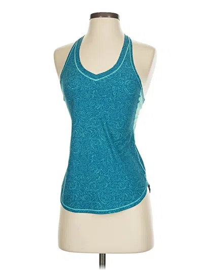 Pre-owned Lululemon Athletica Active Tank Top In Blue