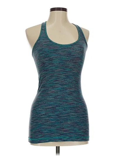 Pre-owned Lululemon Athletica Active Tank Top In Blue