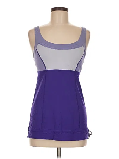 Pre-owned Lululemon Athletica Active Tank Top In Blue