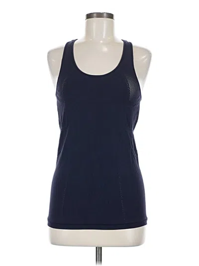 Pre-owned Lululemon Athletica Active Tank Top In Blue