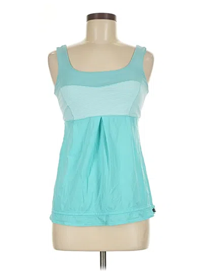 Pre-owned Lululemon Athletica Active Tank Top In Blue