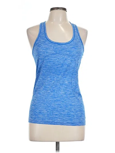 Pre-owned Lululemon Athletica Active Tank Top In Blue