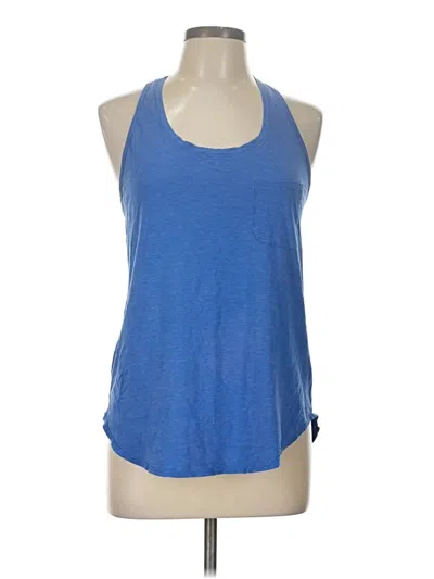 Pre-owned Lululemon Athletica Active Tank Top In Blue