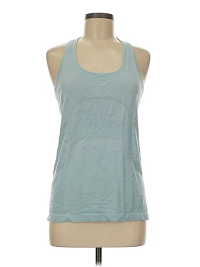 Pre-owned Lululemon Athletica Active Tank Top In Blue