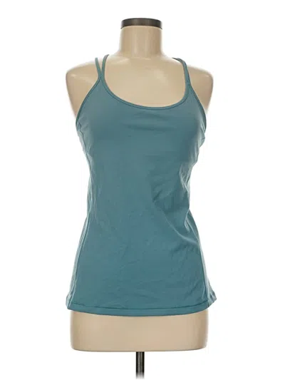 Pre-owned Lululemon Athletica Active Tank Top In Blue