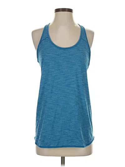 Pre-owned Lululemon Athletica Active Tank Top In Blue