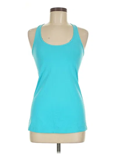 Pre-owned Lululemon Athletica Active Tank Top In Blue