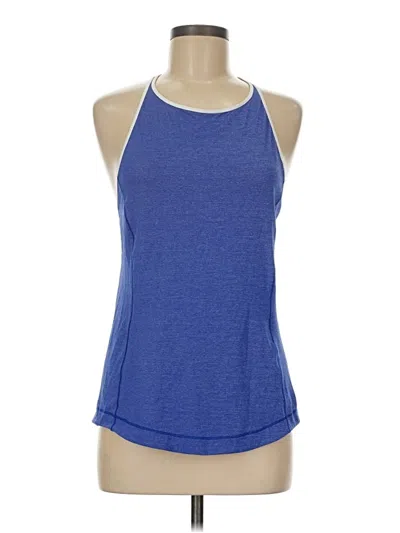 Pre-owned Lululemon Athletica Active Tank Top In Blue