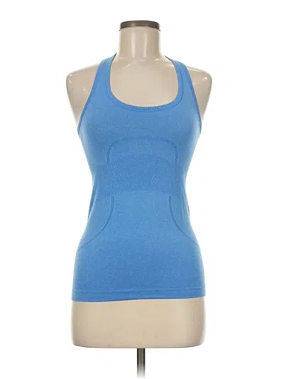 Pre-owned Lululemon Athletica Active Tank Top In Blue