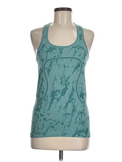Pre-owned Lululemon Athletica Active Tank Top In Blue