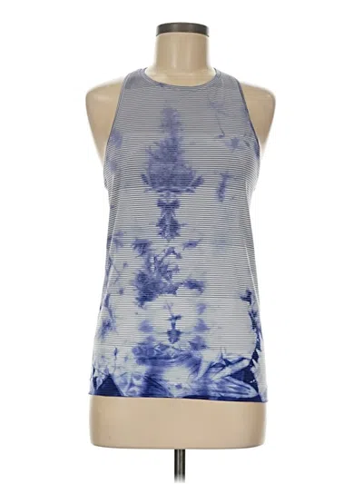 Pre-owned Lululemon Athletica Active Tank Top In Blue