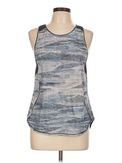 Pre-owned Lululemon Athletica Active Tank Top In Blue