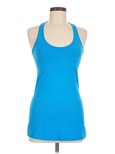 Pre-owned Lululemon Athletica Active Tank Top In Blue