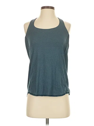 Pre-owned Lululemon Athletica Active Tank Top In Blue