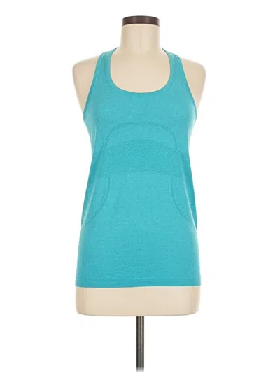 Pre-owned Lululemon Athletica Active Tank Top In Blue