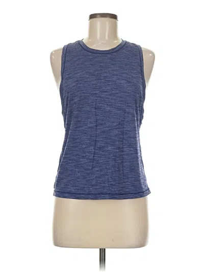 Pre-owned Lululemon Athletica Active Tank Top In Blue