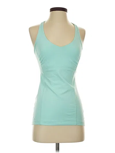 Pre-owned Lululemon Athletica Active Tank Top In Blue