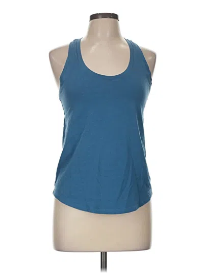 Pre-owned Lululemon Athletica Active Tank Top In Blue