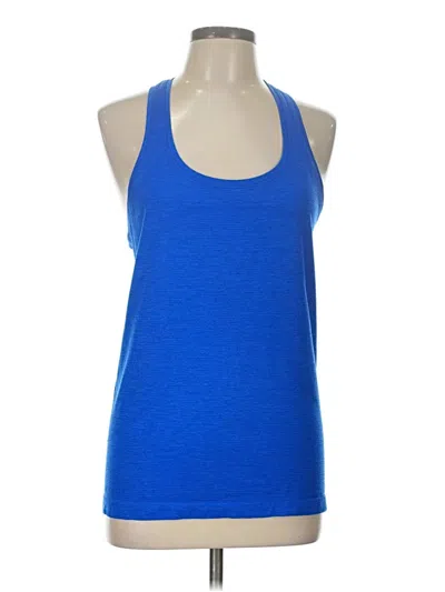 Pre-owned Lululemon Athletica Active Tank Top In Blue