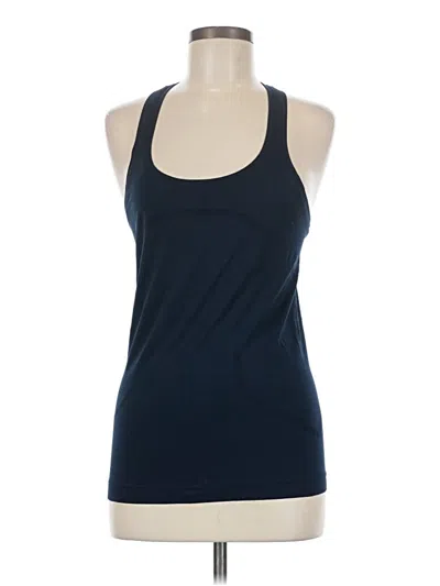 Pre-owned Lululemon Athletica Active Tank Top In Blue
