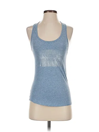 Pre-owned Lululemon Athletica Active Tank Top In Blue
