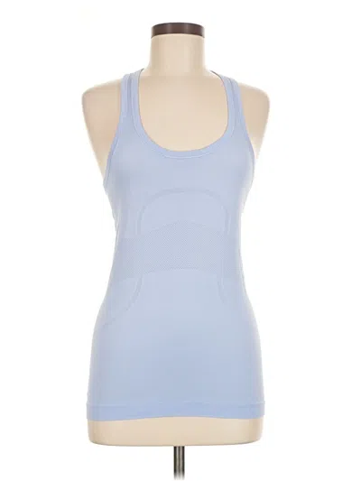 Pre-owned Lululemon Athletica Active Tank Top In Blue