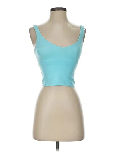 Pre-owned Lululemon Athletica Active Tank Top In Blue